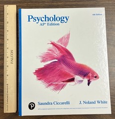 LOT Psychology AP Edition 6th Pearson HC by Ciccarelli & White W/Test Prep