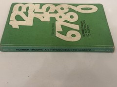 NUMBER THEORY: AN INTRODUCTION TO ALGEBRA By Fred Richman Hardcover Vintage 1971