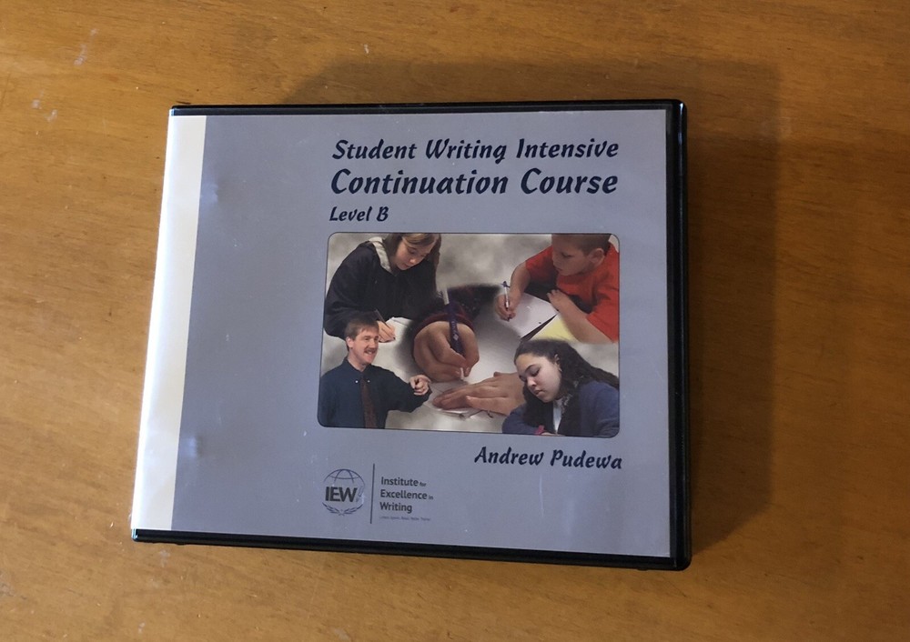 IEW Student Writing Intensive Continuation Course Level B DVDs Andrew Pudewa