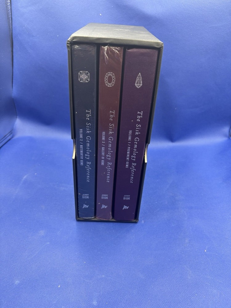 The Sisk Gemology Reference 3 Volume Set Jerry Sisk 2016 HC Complete w/ Case