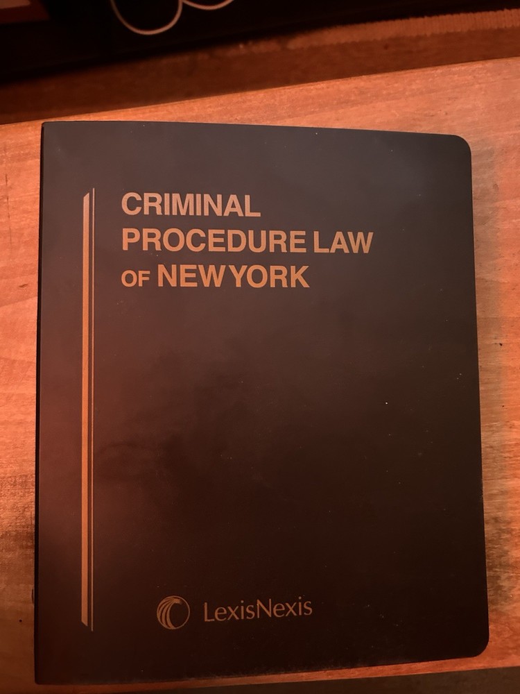 Criminal Procedure Law Of New York Lexis Nexis