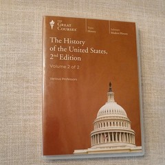 GREAT COURSES HISTORY OF THE UNITED STATES 2ND EDITION & WESTERN CIVILIZATION