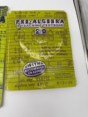 Pre-Algerba A Teaching Textbook by Greg Sabouri with Answer Booklet CD-Rom Set