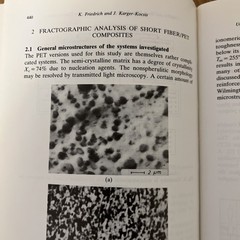 FRACTOGRAPHY IN FAILURE ANALYSIS OF POLYMERS (PLASTICS By Michael Hayes & Dale