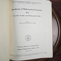 Handbook of Mathematical Functions W/Formulas, Graphs & Mathematical Tables 1964