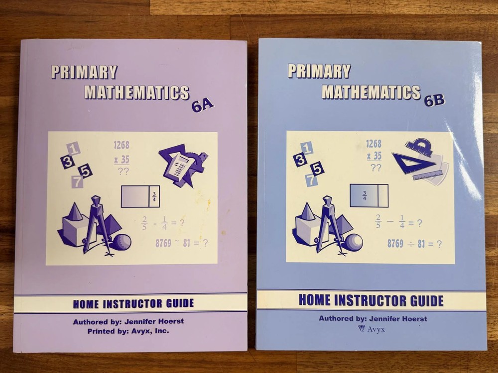 Primary Mathematics 6A/6B Home Instructor Guides