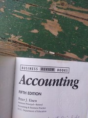 Financial Accounting book! Fifth edition by Peter J. Eisen.