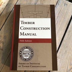 Timber Construction Manual – Hardcover By AITC Excellent Condition