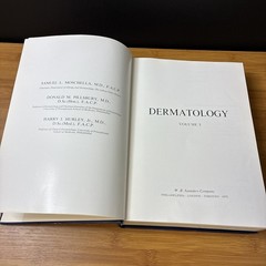 Dermatology Volume 1 Pages 1-912 By Moschella Pillsbury Hurley (Hardcover, 1975)