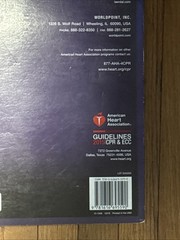 AHA Pediatric Advanced Life Support PALS Provider Manual American Heart Book