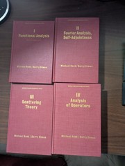 Methods of Modern Mathematical Physics by Reed and Simon (Full Set VOL I-IV)