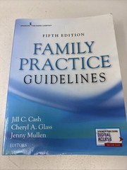 Family Practice Guidelines, Fifth Edition by Cheryl A. Glass (2020, W/ Code)