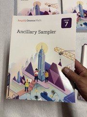 Amplify Desmos Math 7 Set: Teachers 1, Student 1 & 2, & Sampler (4 Books)