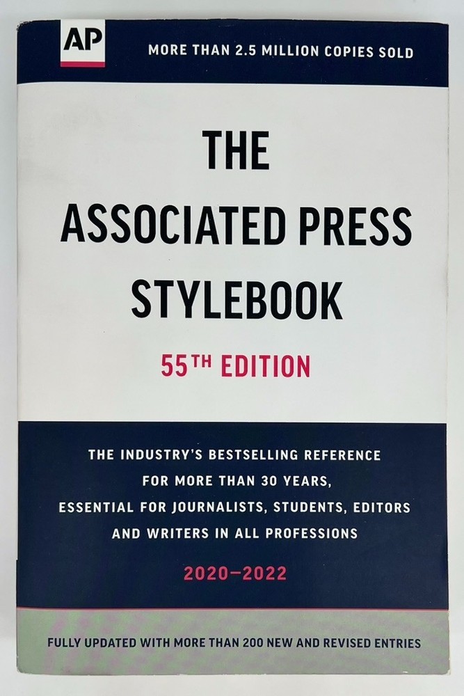 The Associated Press Stylebook 55th Edition 2020-2022