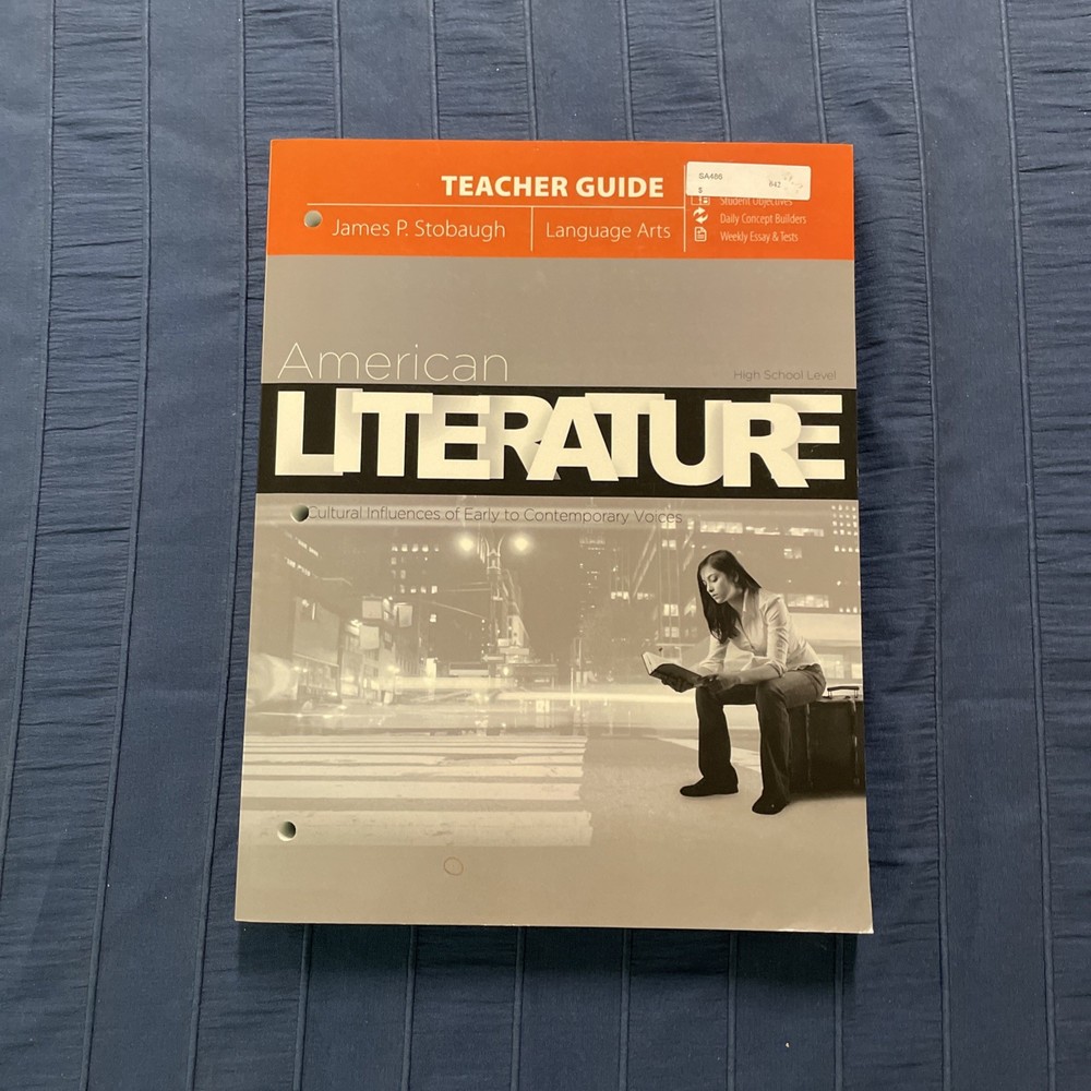 Master Books American Literature Teacher Guide – James Stobaugh, High School