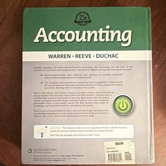 South-Western Cengage Learning Accounting 25th Edition Hardcover Warren Reeve D…