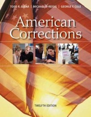 American Corrections – Paperback By Clear, Todd R. – VERY GOOD