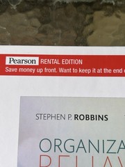 Excellent! Pearson ORGANIZATIONAL BEHAVIOR 19e *Rental Ediiton* HARDBACK