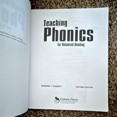 Teaching Phonics for Balanced Reading 2nd Ed Starrett Corwin Press