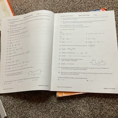 Saxon Algebra 1 2nd Edition Textbook Solutions Manual Tests & Homeschool Packet