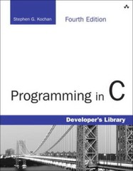 Programming in C (4th Edition) (Developer’s Library) – Paperback – VERY GOOD