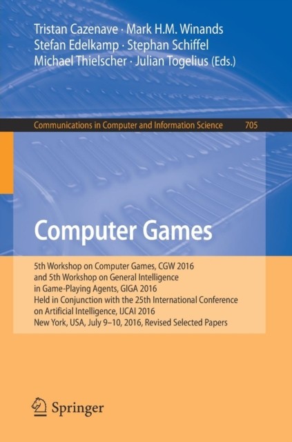 Cazenave – Computer Games 5th Workshop on Computer Games CGW 2016 – X555z