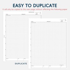 Carbonless Lab Notebook – 8.5″ x 11″ Chemistry Notebook with 50 Sets of Pages…