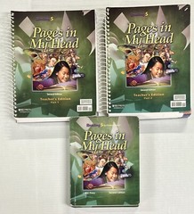 BJU Reading 5 Pages in My Head Textbook hardback and Teachers Editions 1 & 2
