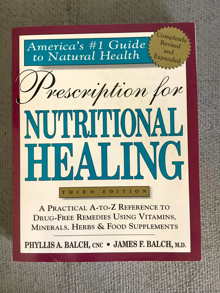 Prescription for Nutritional Healing 3rd Edition, Paperback, by Balch EXCELLENT