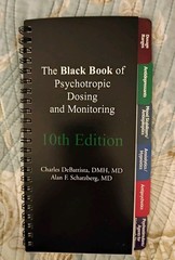 Black Book Of Psychotropic Dosing Monitoring DeBattista Spiral Index Guide