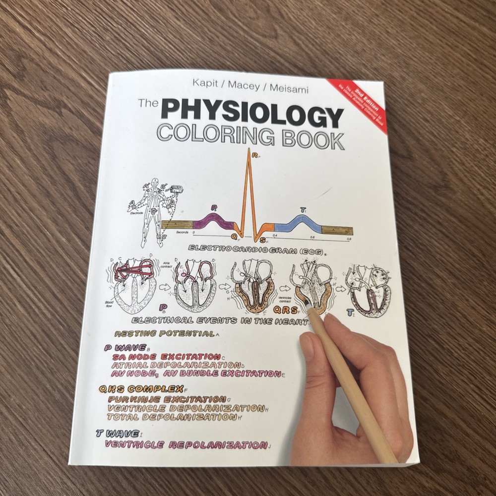 The Physiology Coloring Book 2nd Edition (1999, Trade Paperback)