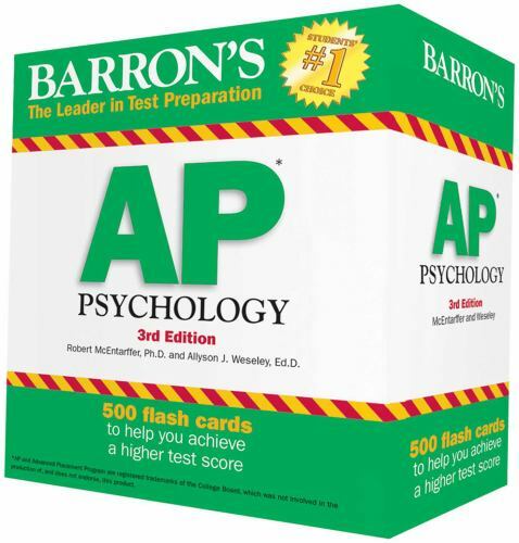 Barron’s Test Prep Ser.: Barron’s AP Psychology Flash Cards by Allyson J….