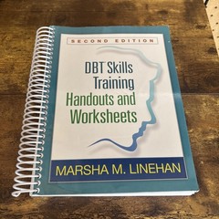 DBT Skills Training Handouts and Worksheets by Marsha M. Linehan (2014, Trade…