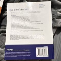 AHIMA ICD-10-CM Code Book 2022 by Anne B. Casto, Color-Coded Tabs