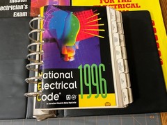 1996 NFPA National Electrical Code Book and 4 Exam Prep Books Tom Henry & M Holt