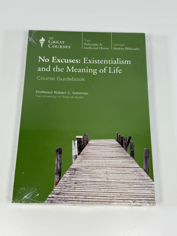 No Excuses : Existentialism and the Meaning of Life Robert Solomon DVD & Guide