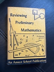Reviewing Preliminary Mathematics Paperback Vintage Education Amsco 1947