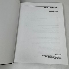 MEP Databook by Sidney M. Levy