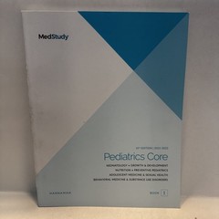 MedStudy Pediatrics Core 10th Edition 2021-2022 by Hannaman Book 1