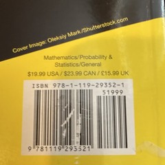 Statistics for Dummies Deborah J. Rumsey PhD Paperback Wiley Second Edition