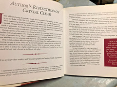 RARE SIGNED 1ST EDITION! Crystal Clear by Joan Randell (1995, Hardcover) FINE DJ