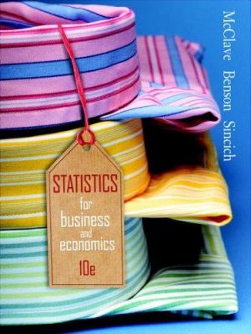 Statistics for Business and Economics P. George, Sincich, Terry,