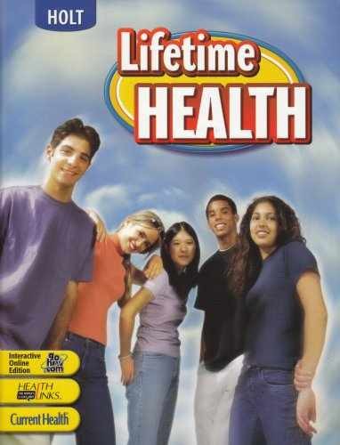 Holt Lifetime Health – Hardcover, by HOLT RINEHART AND WINSTON – Acceptable r
