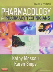 Pharmacology for Pharmacy Technicians – paperback Moscou PhD RPh MPH, Kathy|…