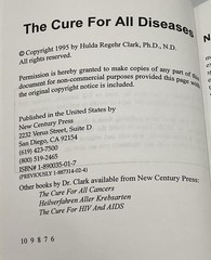 Vintage The Cure For All Diseases With Many Case Histories Clark Purple PB