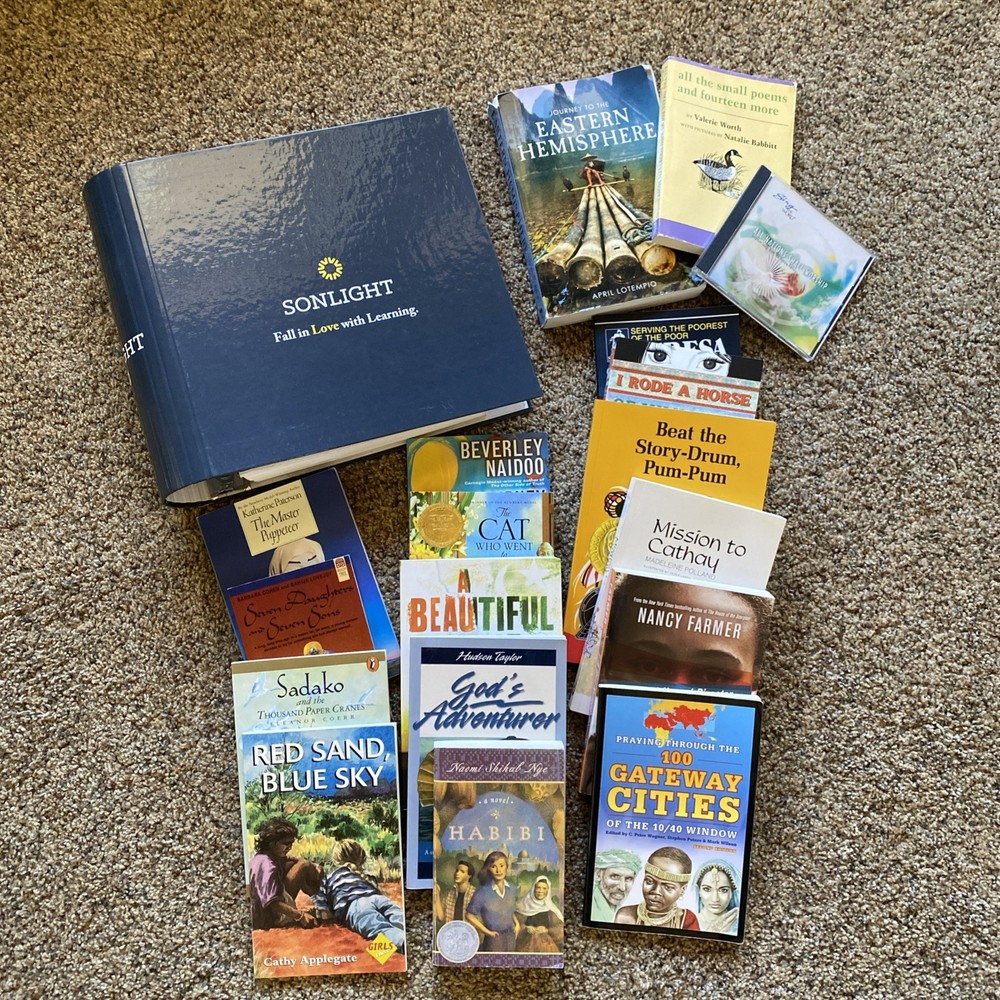 Sonlight Core F: Instructor Guide + Language Arts IG/ Student Sheets +books-part