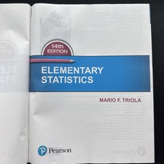 Elementary Statistics by Mario F. Triola (2021, Hardcover)