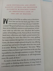 A Long Game: Notes On Writing Fiction by Elizabeth McCracken Hardback