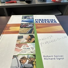 Financial Algebra Gerver Sgroi South-Western Cengage Student Hardcover 2011