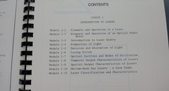 Laser Electro Optics Technology Curriculum Series Course Manuals Set of 10 1980